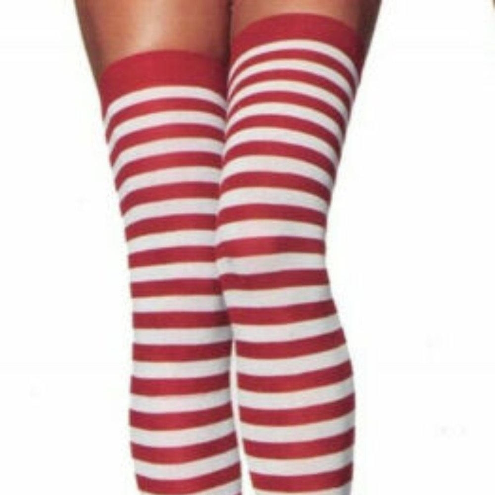 Stripe Thigh High